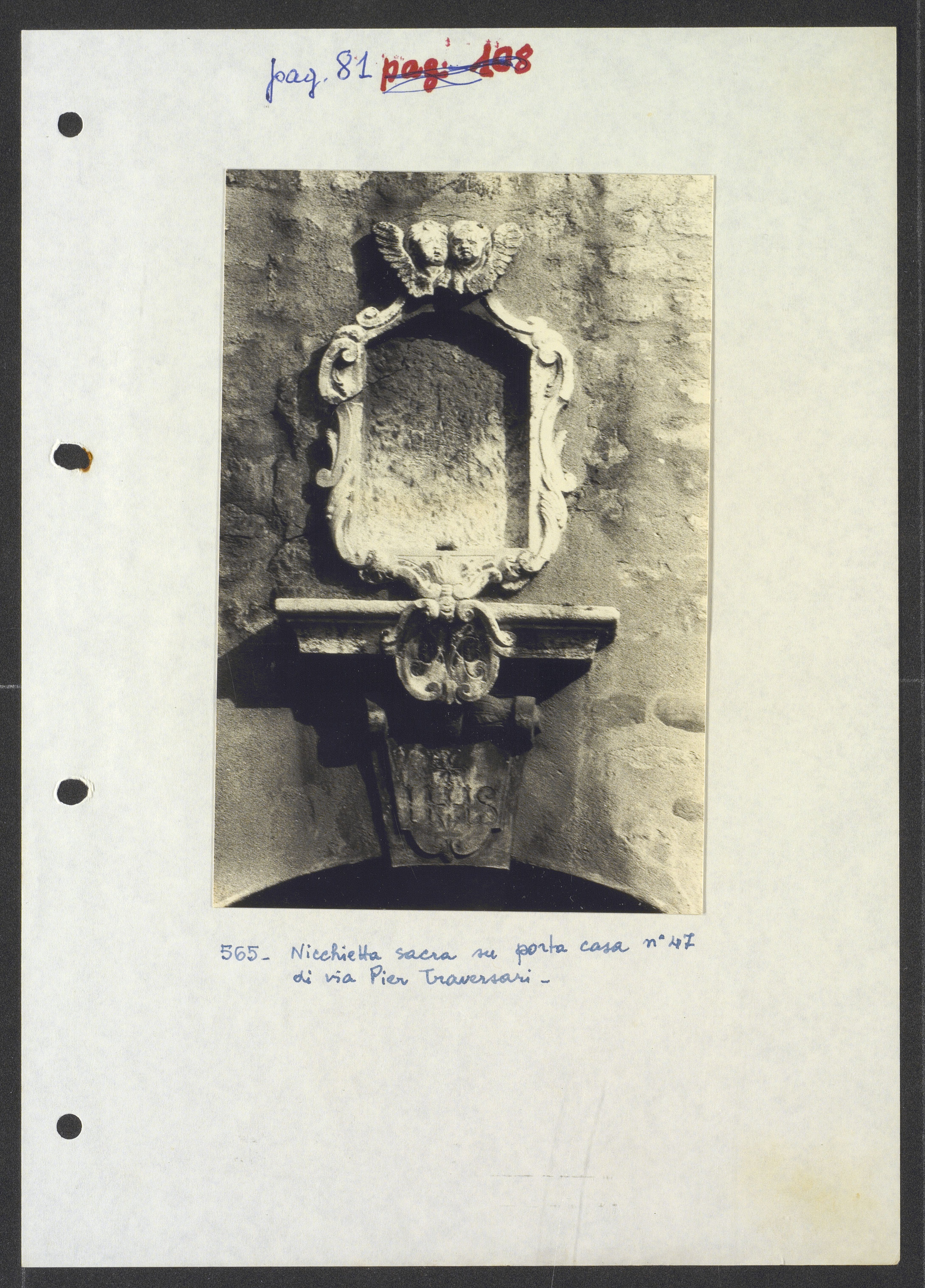 Nicchie sacre (positivo) di Torre, Franco (XX)