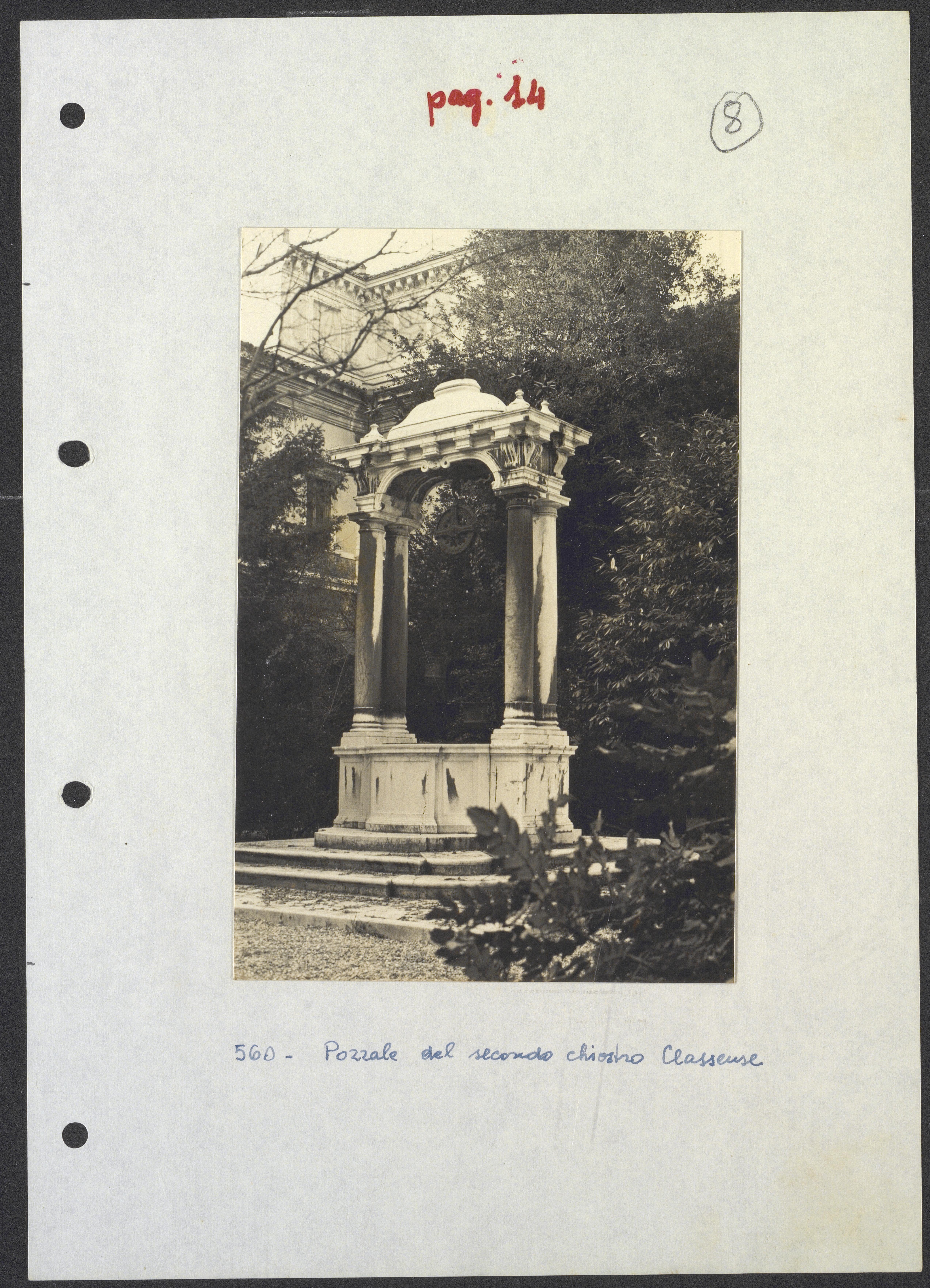 Secondo chiostro – Biblioteca Classense – Ravenna (positivo) di Torre, Franco (XX)