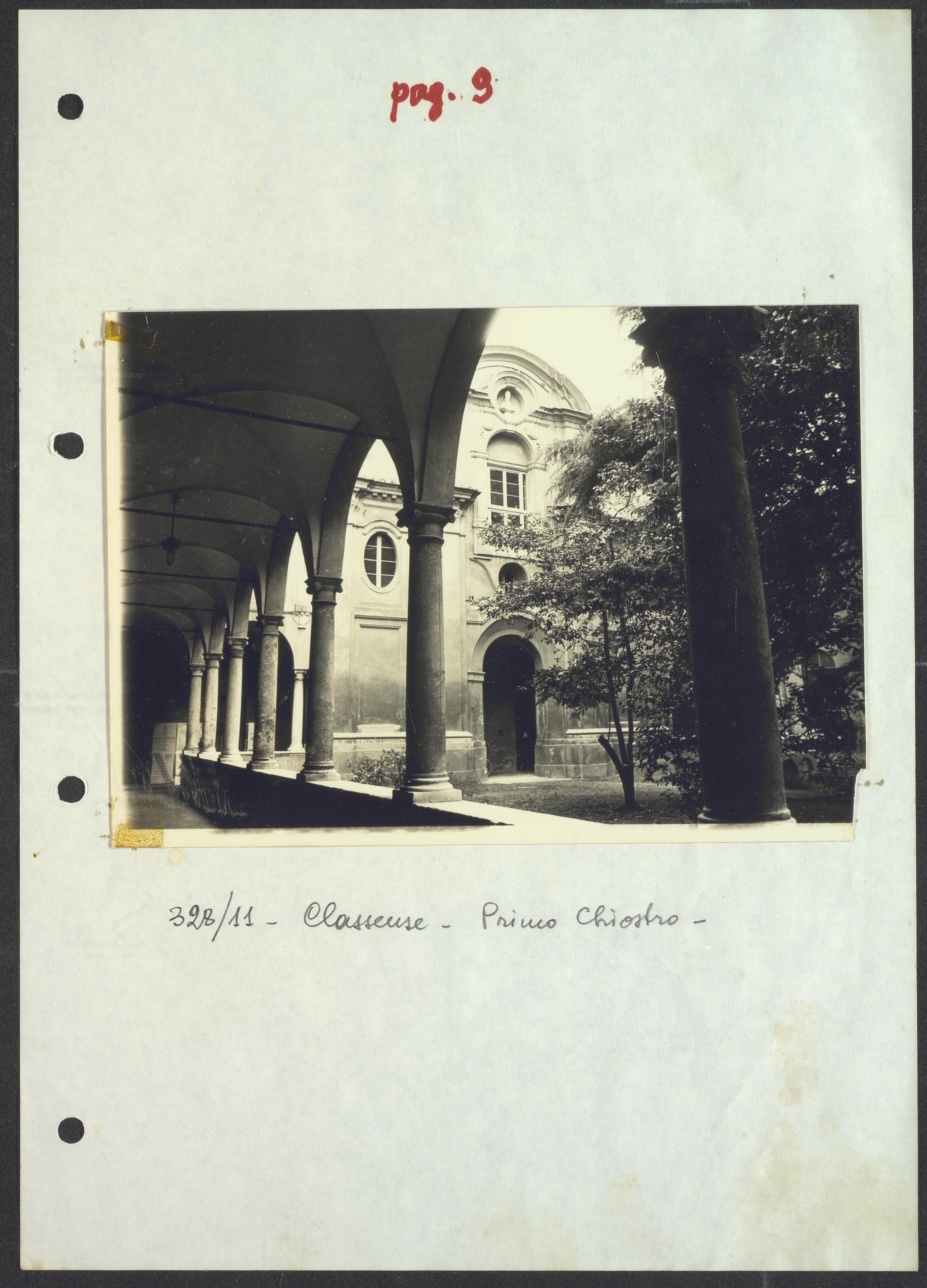 Primo Chiostro - Biblioteca Classense - Ravenna (positivo) di Torre, Franco (XX)