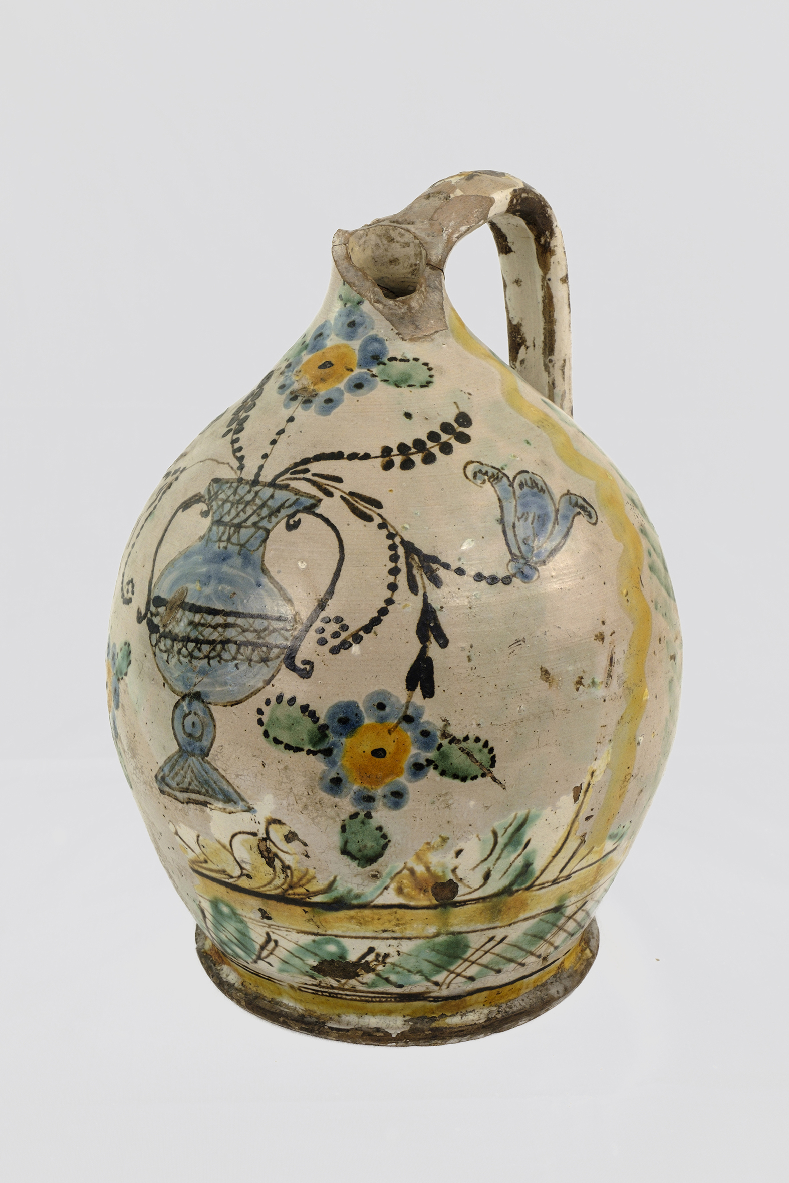 vaso di foggia classica (vaso) - ambito vietrese (XVIII-XIX)