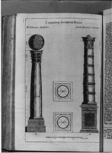 colonne (stampa, elemento d'insieme) - ambito veneziano (sec. XVIII)