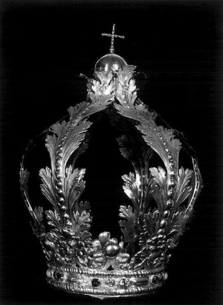 corona da statua, elemento d'insieme - bottega genovese (sec. XIX)