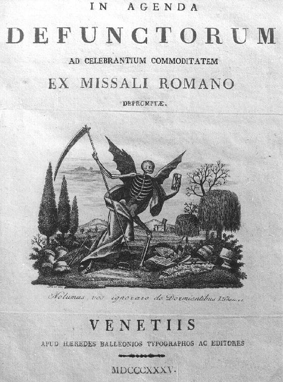 allegoria della Fama e della Morte (stampa) di Nani Antonio (sec. XIX)
