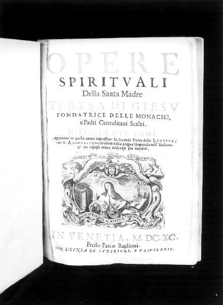 Santa Teresa d'Avila (stampa) - ambito italiano (sec. XVII)