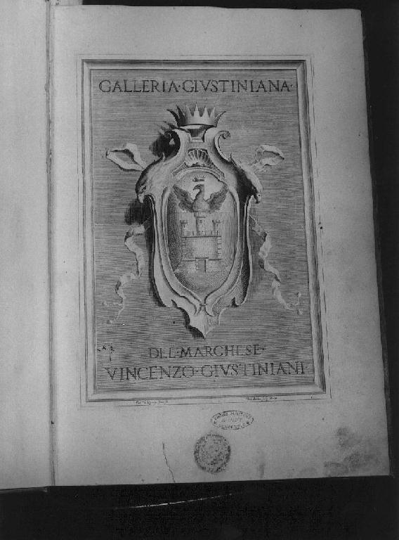 stemma (stampa, elemento d'insieme) di Duquesnoy Francois detto Francesco Fiammingo, Matham Theodor (sec. XVII)