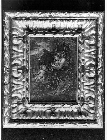 Madonna che adora il Bambino (dipinto) - ambito toscano (sec. XVII)