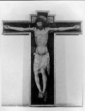 Cristo Crocifisso (croce dipinta) - ambito toscano (sec. XV)