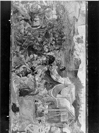 Scena di battaglia (dipinto) - ambito fiorentino (sec. XIV)