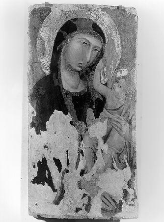 Madonna con Bambino (dipinto, opera isolata) - ambito pisano (fine/inizio secc. XIII/ XIV)