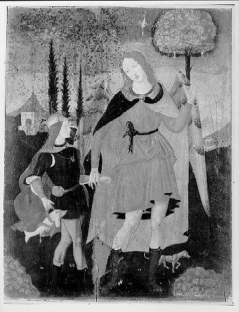 Tobia e San Raffaele arcangelo (dipinto) - ambito fiorentino (sec. XV)