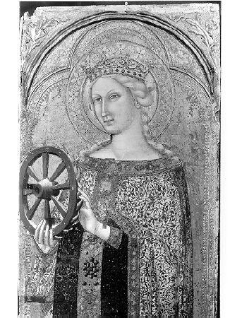 Santa Caterina d'Alessandria (dipinto, elemento d'insieme) di Traini Francesco (prima metà sec. XIV)