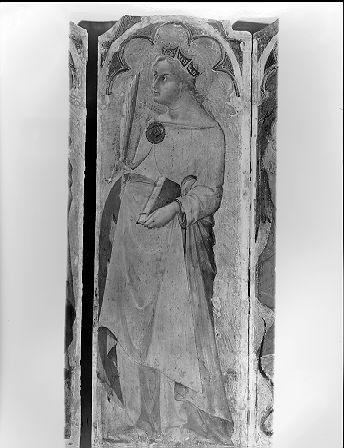 Santa Caterina d'Alessandria (dipinto, elemento d'insieme) di Bulgarini Bartolomeo (sec. XIV)