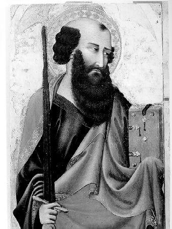 San Paolo (dipinto, elemento d'insieme) di Traini Francesco (sec. XIV)