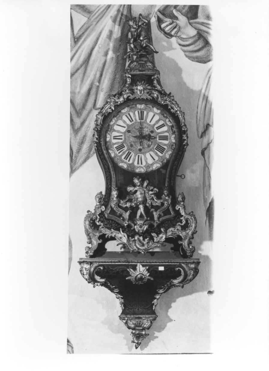 putto alato (orologio - da mensola, opera isolata) - manifattura inglese (?) (metà sec. XVIII)