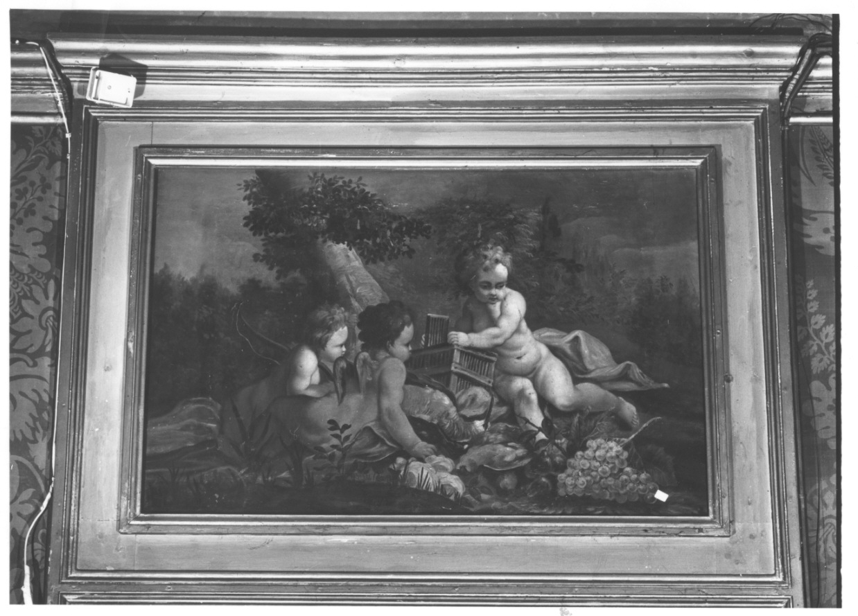 Putti (sovrapporta, opera isolata) - ambito piemontese (sec. XIX)