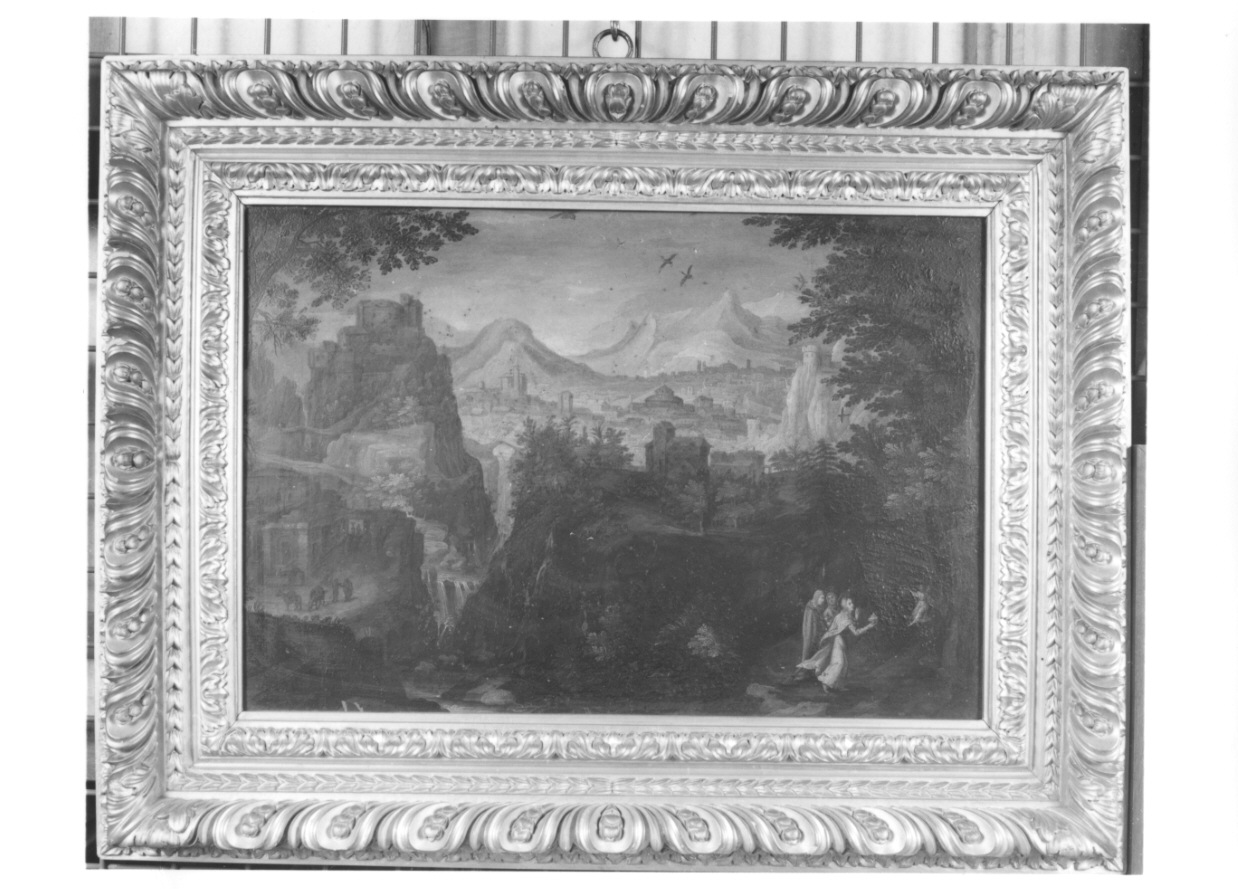pie donne al sepolcro (dipinto, opera isolata) - ambito fiammingo (primo quarto sec. XVII)