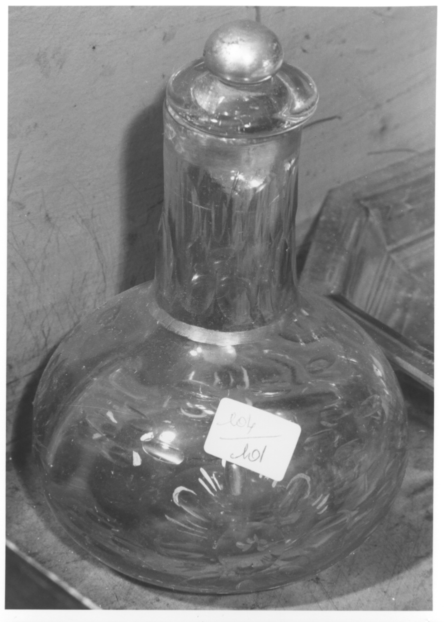 bottiglia, serie - manifattura di Murano (?) (prima metà sec. XIX)