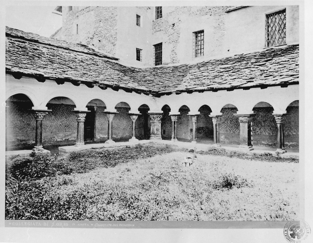 Aosta - Collegiata di Sant'Orso (positivo) di Ecclesia Vittorio (seconda metà XIX)