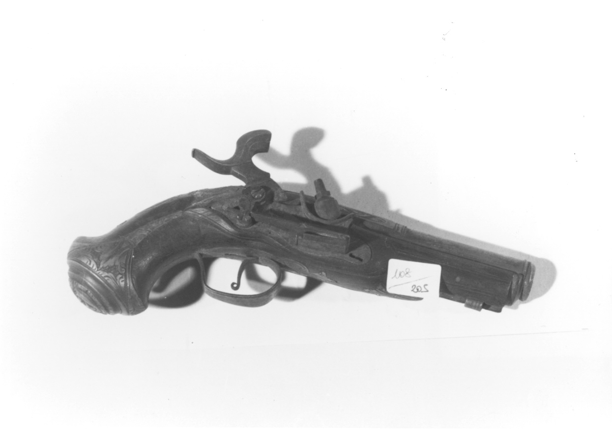 pistola, opera isolata - ambito dell'Italia centrale (metà sec. XVIII)