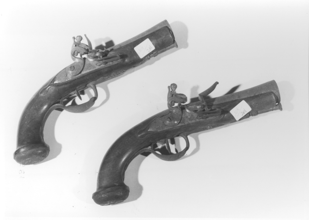 pistola, serie - ambito franco-piemontese (ultimo quarto sec. XVIII)