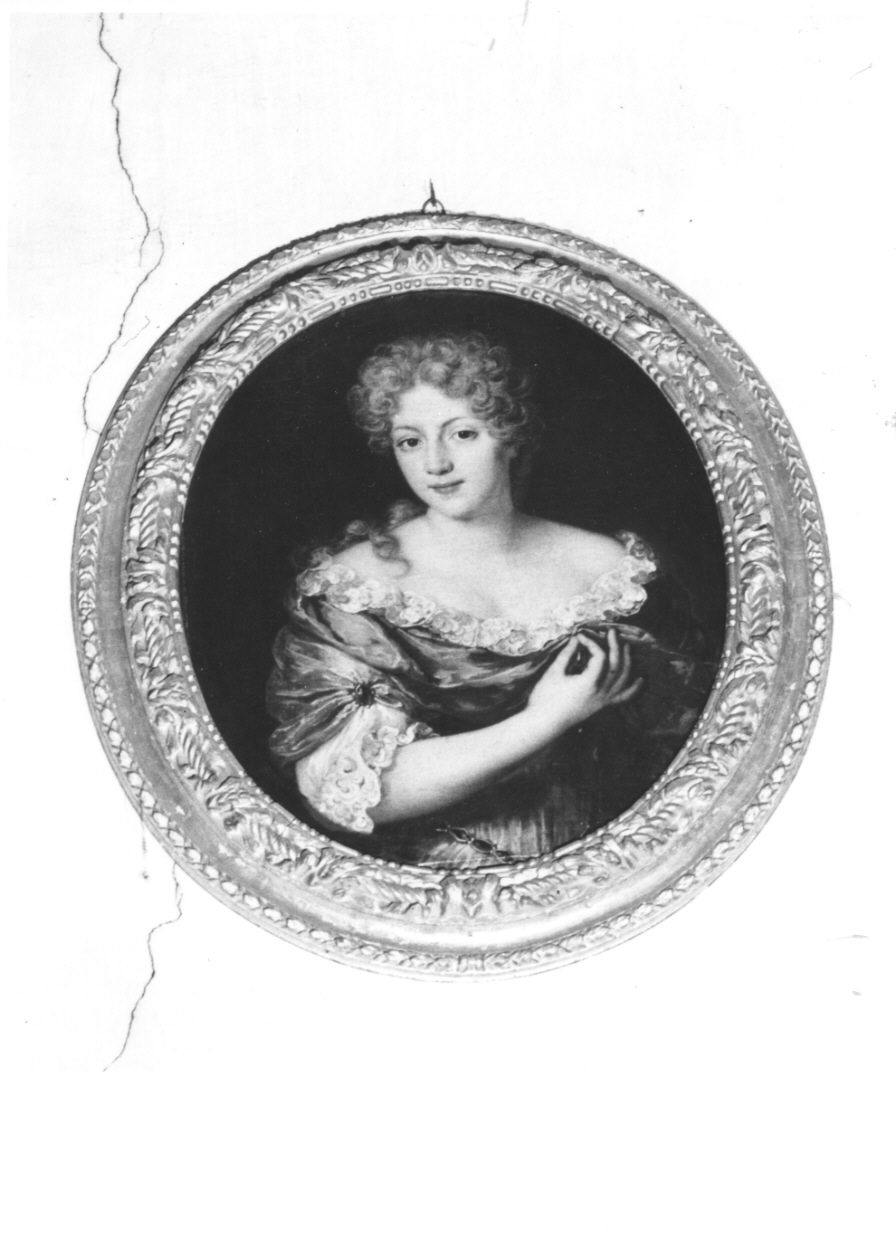 ritratto di donna (dipinto, opera isolata) - ambito francese (ultimo quarto sec. XVII)