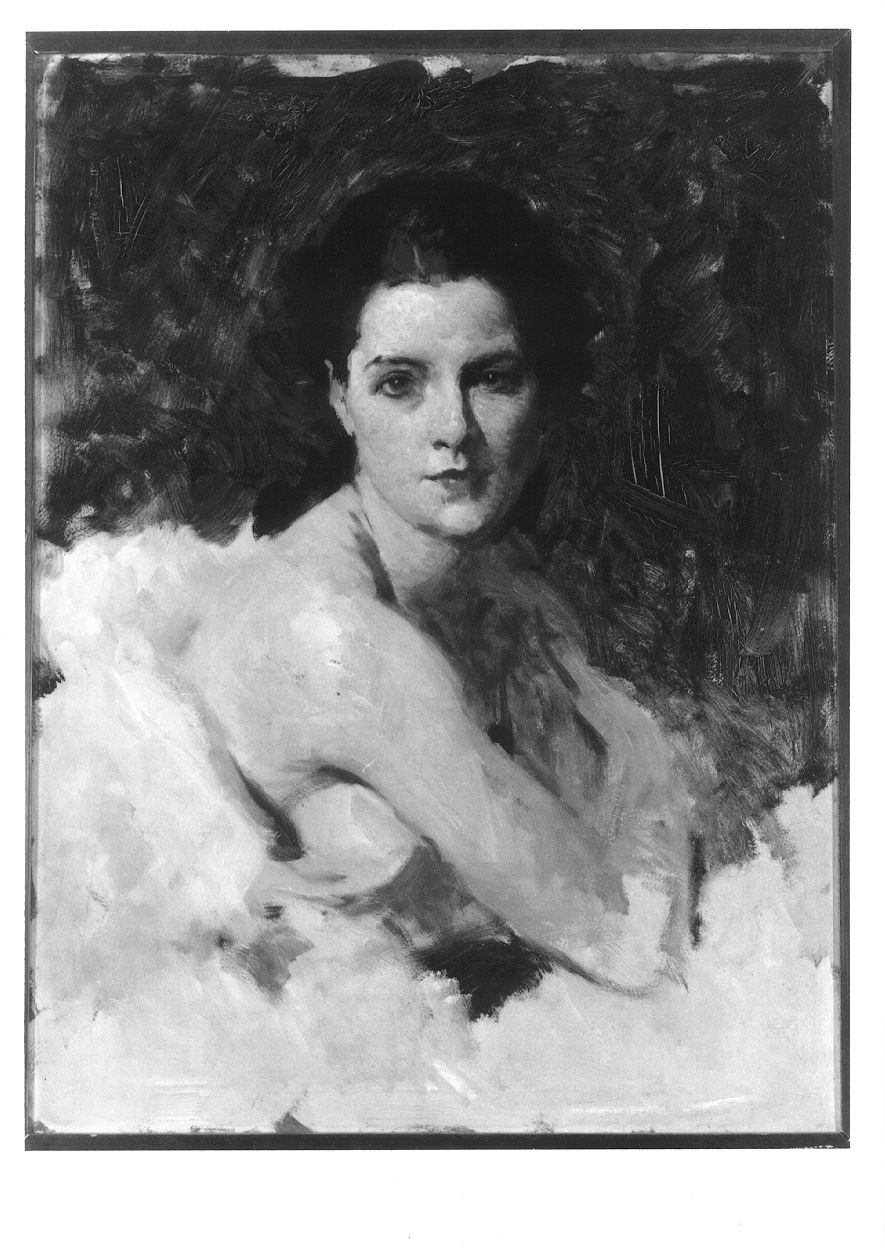 La signora Gallo, ritratto di donna (dipinto, opera isolata) di Grosso Giacomo (ultimo quarto sec. XIX)