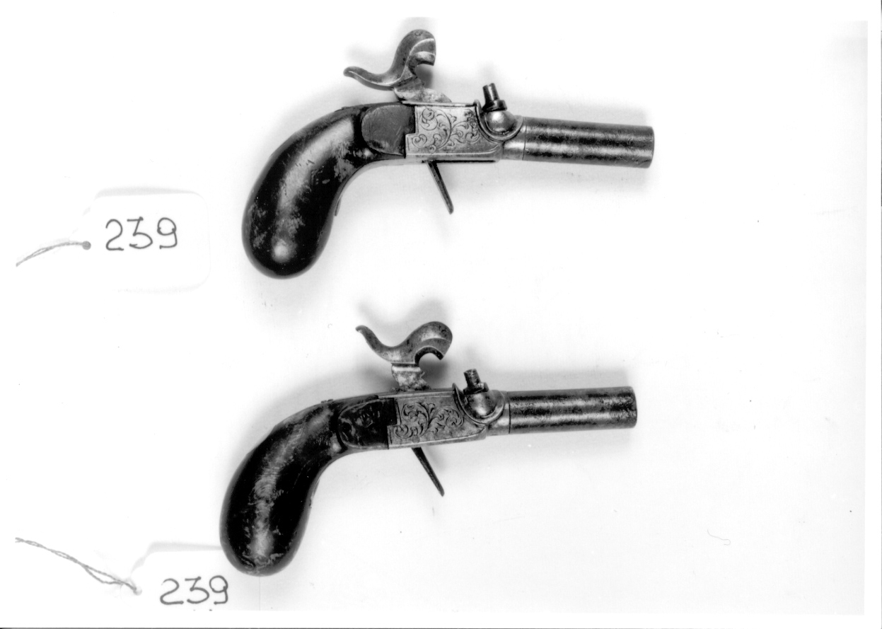 pistola, serie - manifattura europea (sec. XIX)