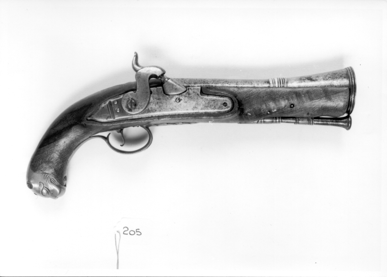 pistola, opera isolata - manifattura europea (metà sec. XIX)