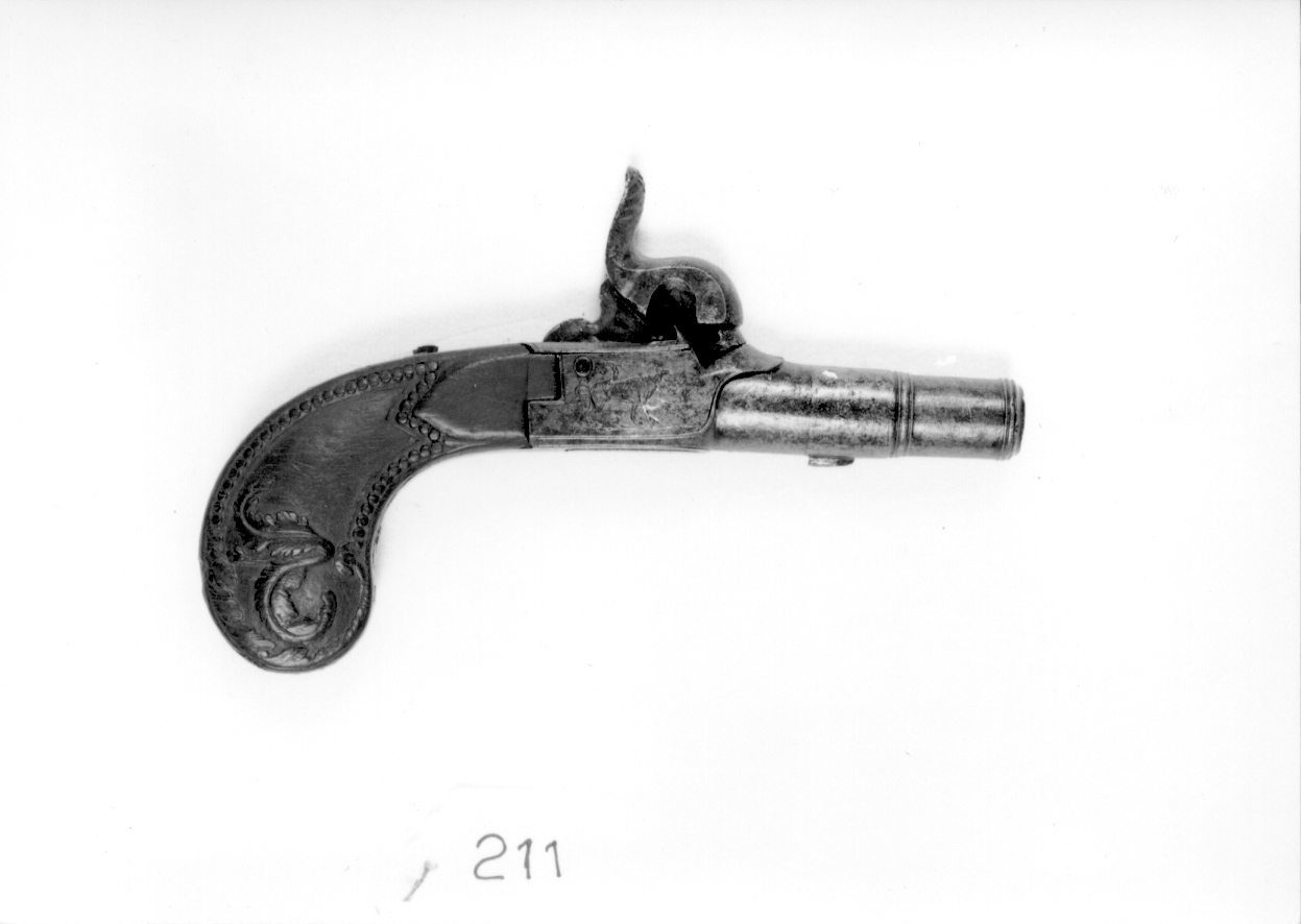 pistola, opera isolata - ambito francese (seconda metà sec. XIX)