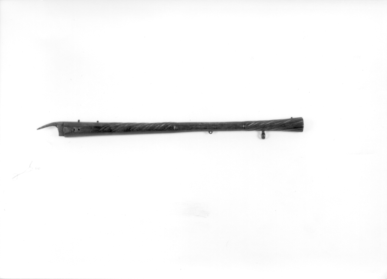 canna di fucile, opera isolata - manifattura europea (sec. XIX)