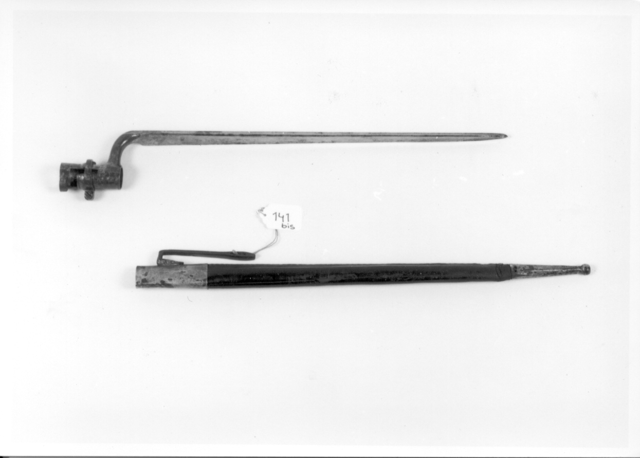 baionetta, opera isolata - manifattura europea (sec. XIX)