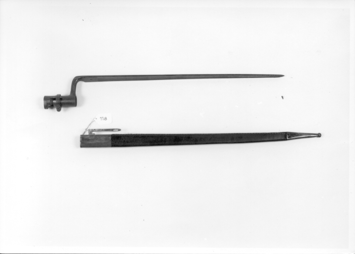 baionetta, opera isolata - manifattura europea (sec. XIX)