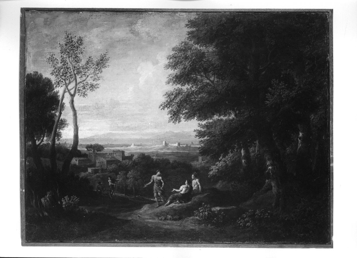 paesaggio con alberi (dipinto, opera isolata) di Mulier Pieter il Giovane detto Cavalier Tempesta (attribuito) (seconda metà sec. XVII)