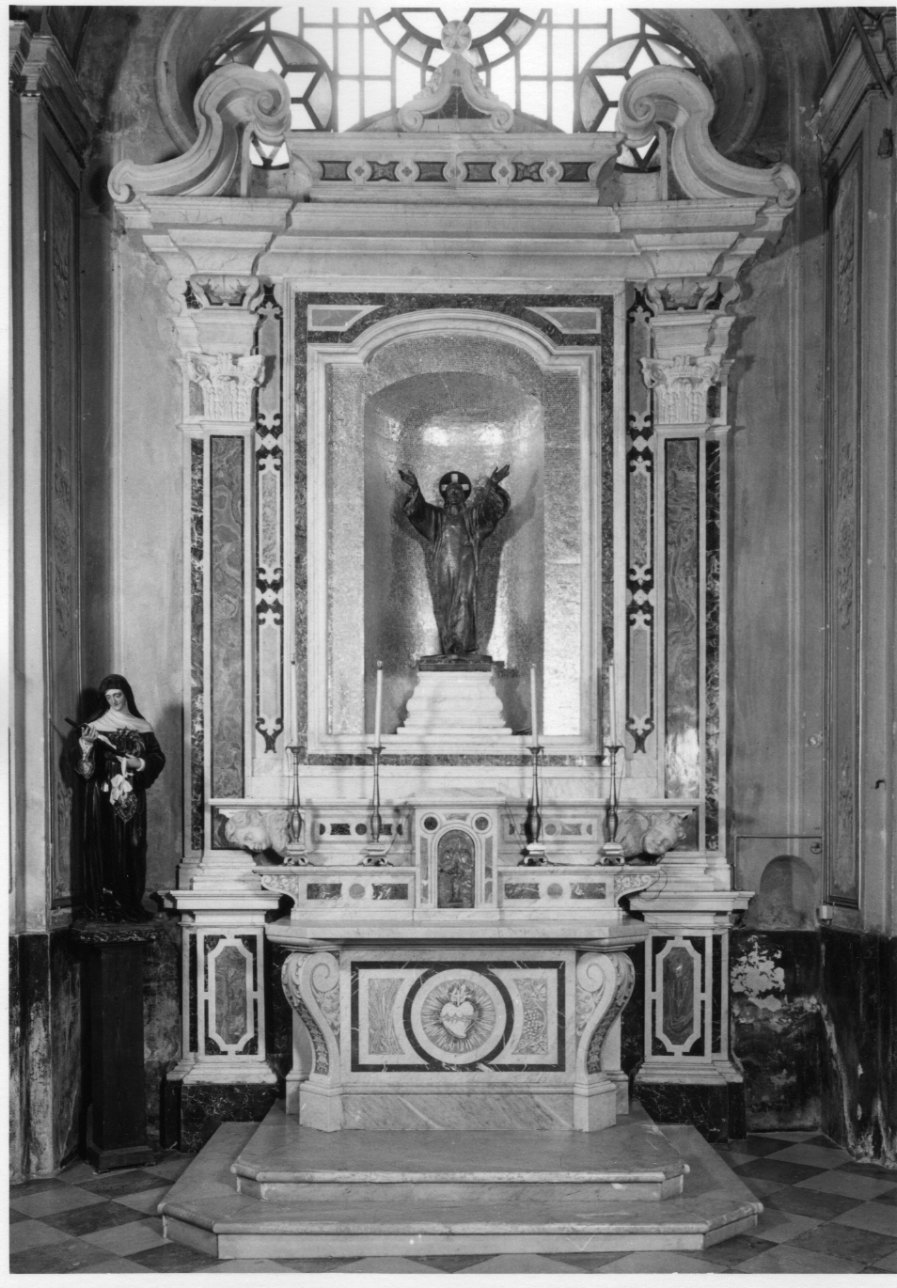altare, opera isolata - ambito ligure (ultimo quarto, primo quarto sec. XVII, sec. XX)