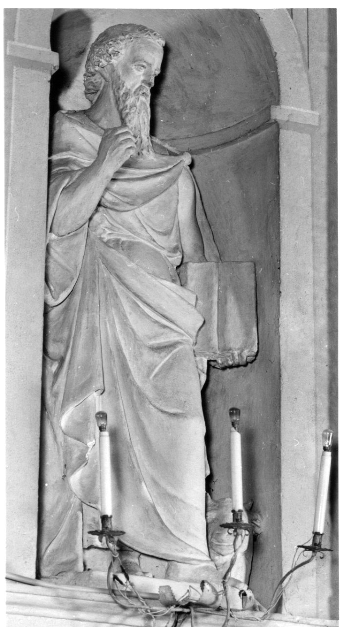 San Luca (statua, opera isolata) di Brillaro (fine sec. XIX)