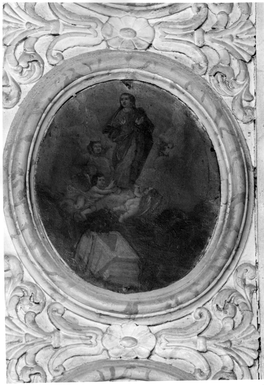 assunzione della Madonna (dipinto, elemento d'insieme) - ambito ligure (sec. XIX)