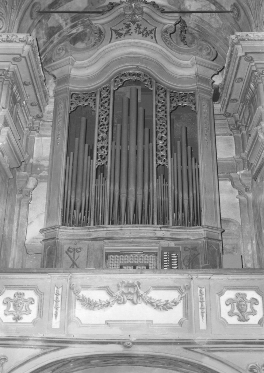 motivi decorativi a volute (cassa d'organo, opera isolata) di Rovelli Anastasio (ultimo quarto sec. XVIII)