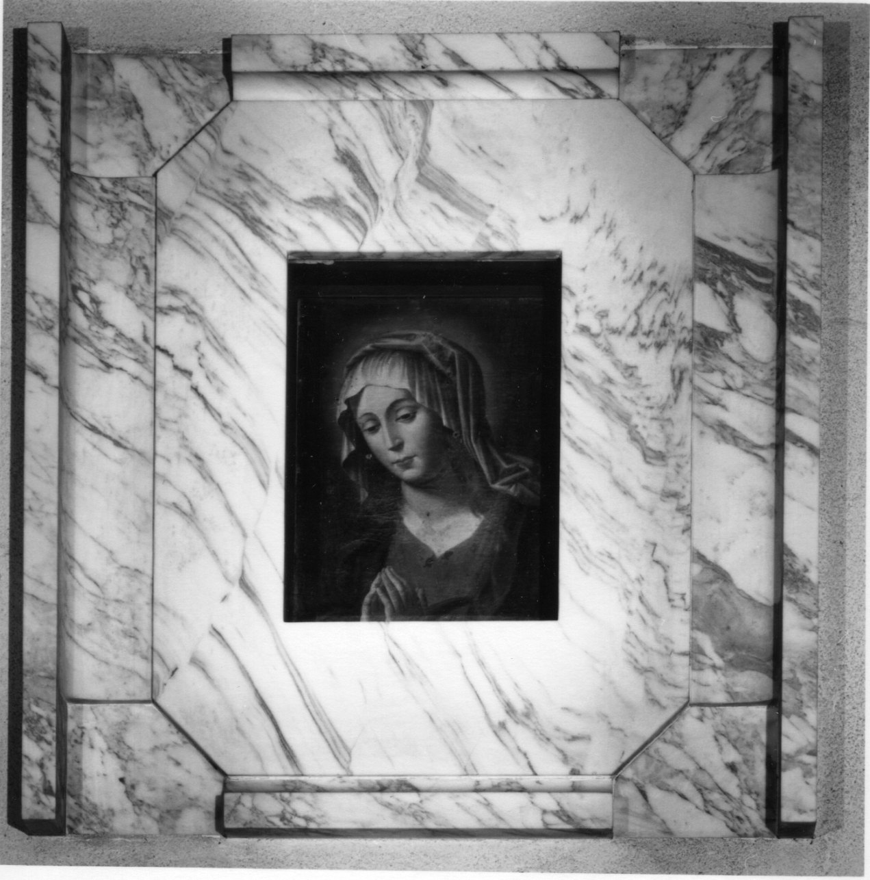 Madonna della Salute, Madonna orante (dipinto, opera isolata) - ambito ligure (sec. XIX)