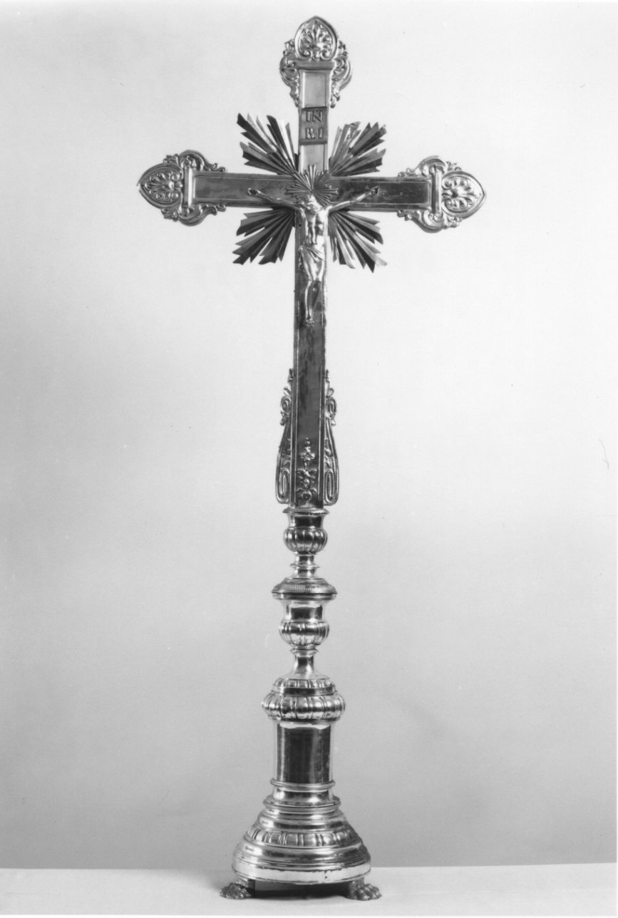 Cristo crocifisso dolente (croce d'altare, opera isolata) - ambito piemontese (sec. XIX)