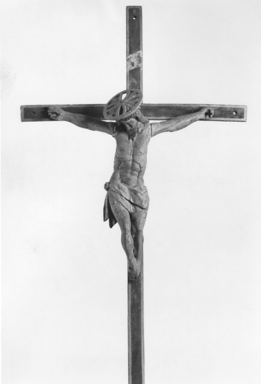 Cristo crocifisso dolente (crocifisso, opera isolata) - ambito piemontese (sec. XIX)