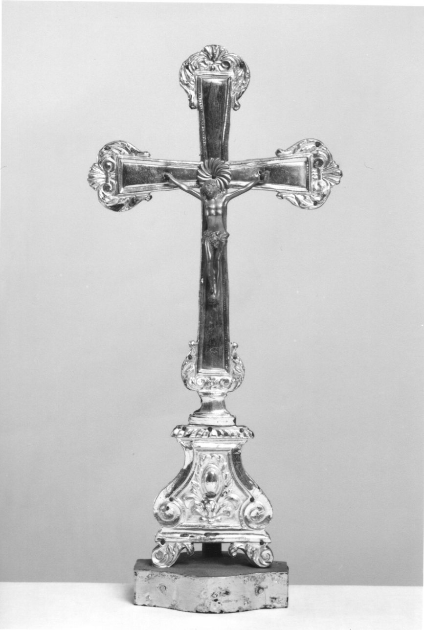Cristo crocifisso dolente (croce d'altare, opera isolata) - ambito piemontese (fine/inizio secc. XVIII/ XIX)