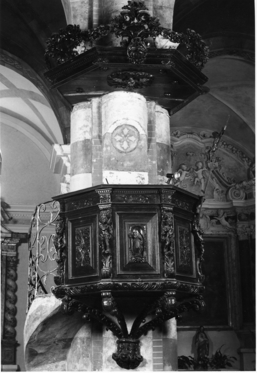 Sant'Emiliano (decorazione plastica, elemento d'insieme) - ambito piemontese (ultimo quarto sec. XVII)