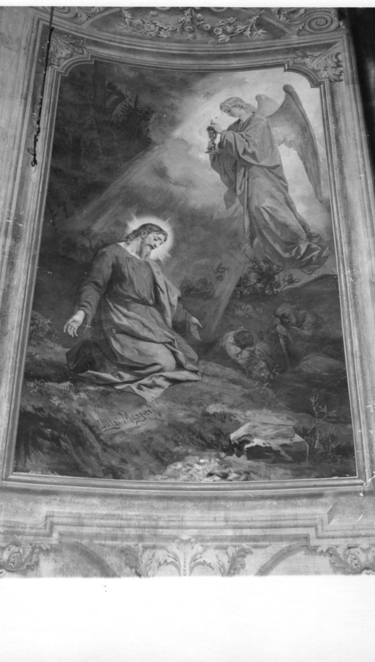 orazione di Cristo nell'orto di Getsemani (dipinto, elemento d'insieme) di Morgari Luigi (fine sec. XIX)