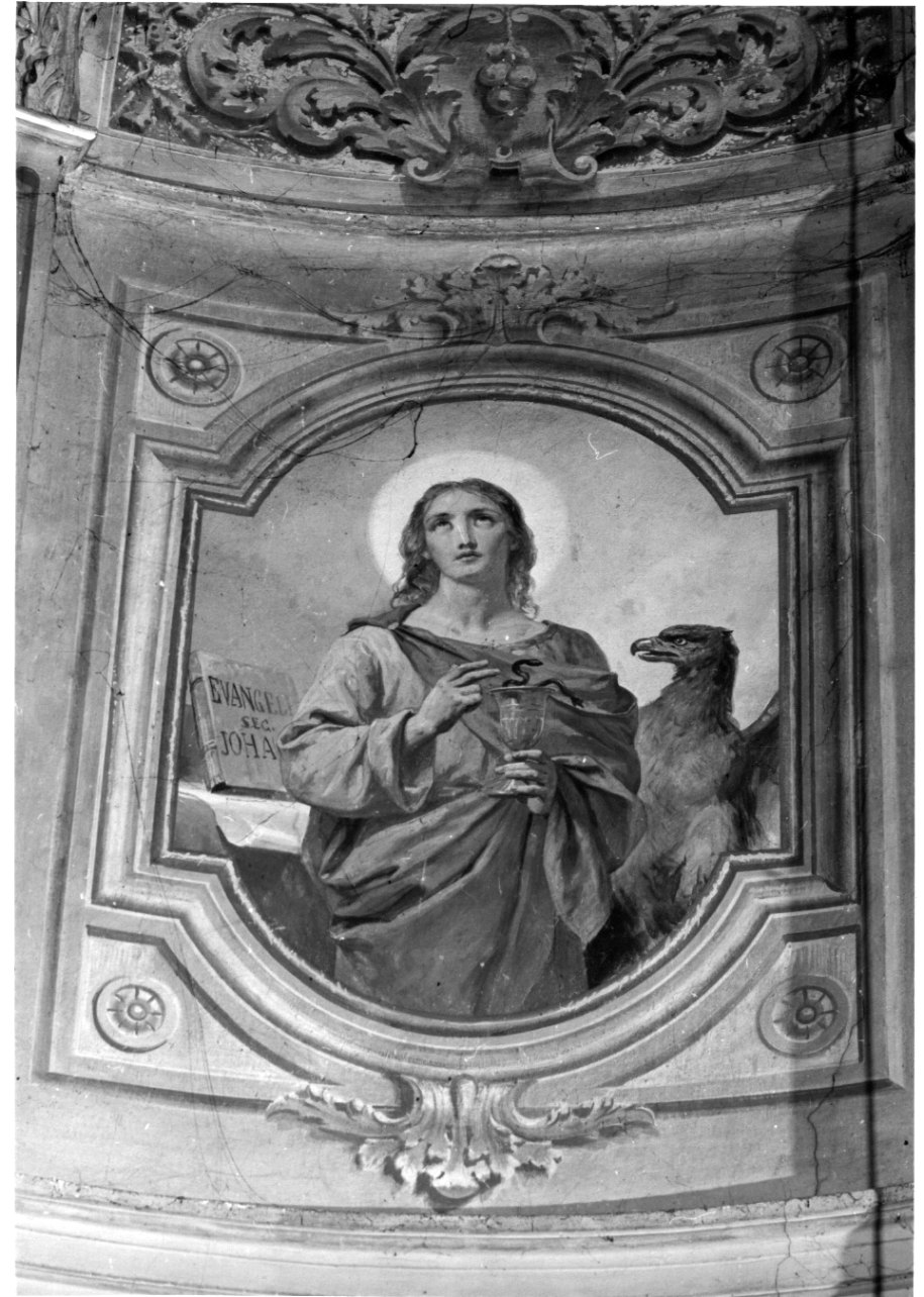 San Giovanni Evangelista (dipinto, elemento d'insieme) di Morgari Luigi (fine sec. XIX)