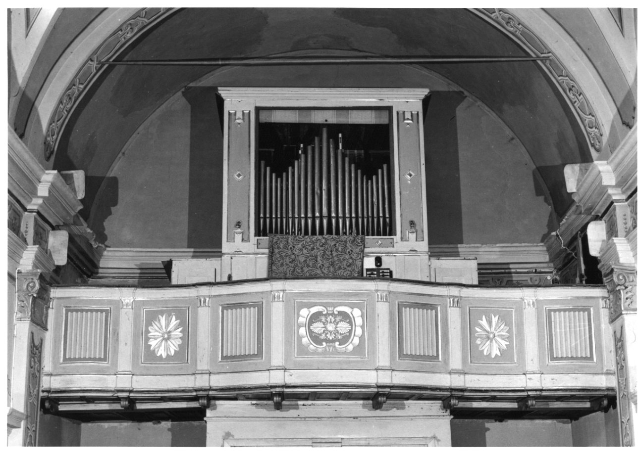 tribuna d'organo, opera isolata - bottega piemontese (prima metà sec. XIX)