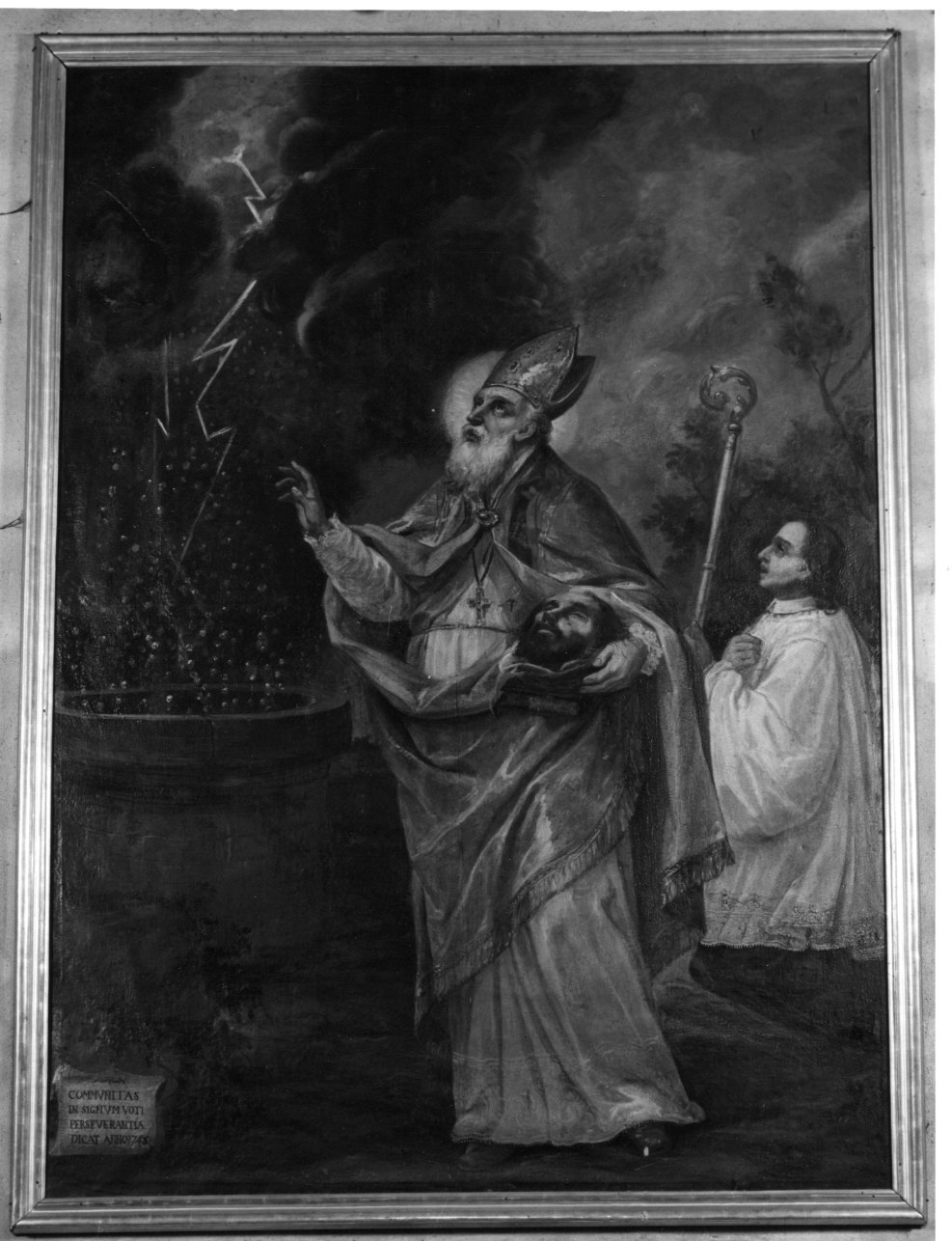 San Grato (dipinto, opera isolata) di Laveglia Giovanni Lorenzo (secondo quarto sec. XVIII)