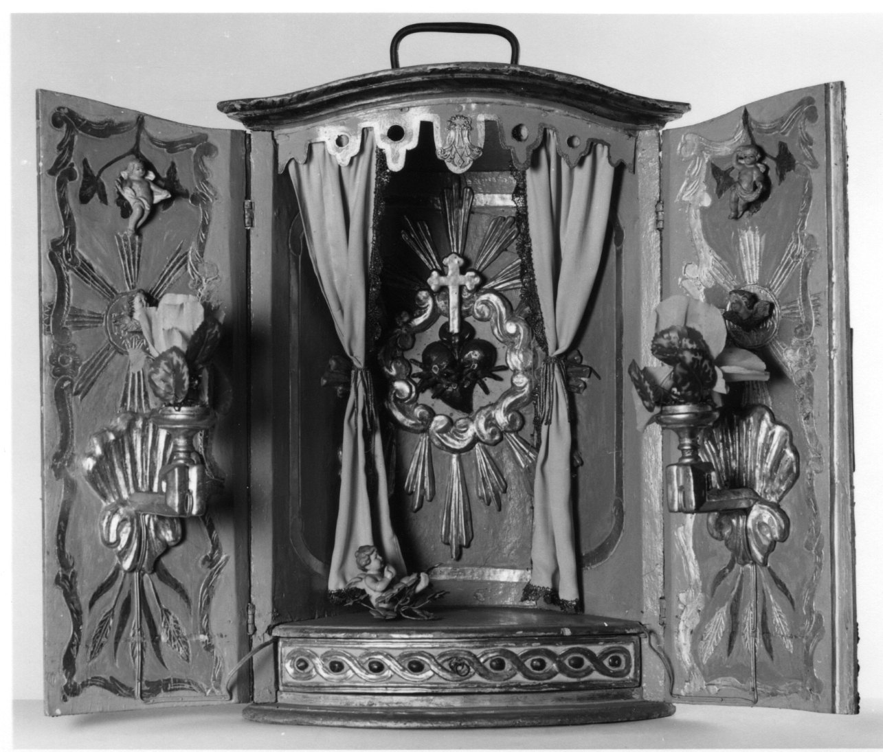 tabernacolo portatile, opera isolata - bottega piemontese (seconda metà sec. XIX)