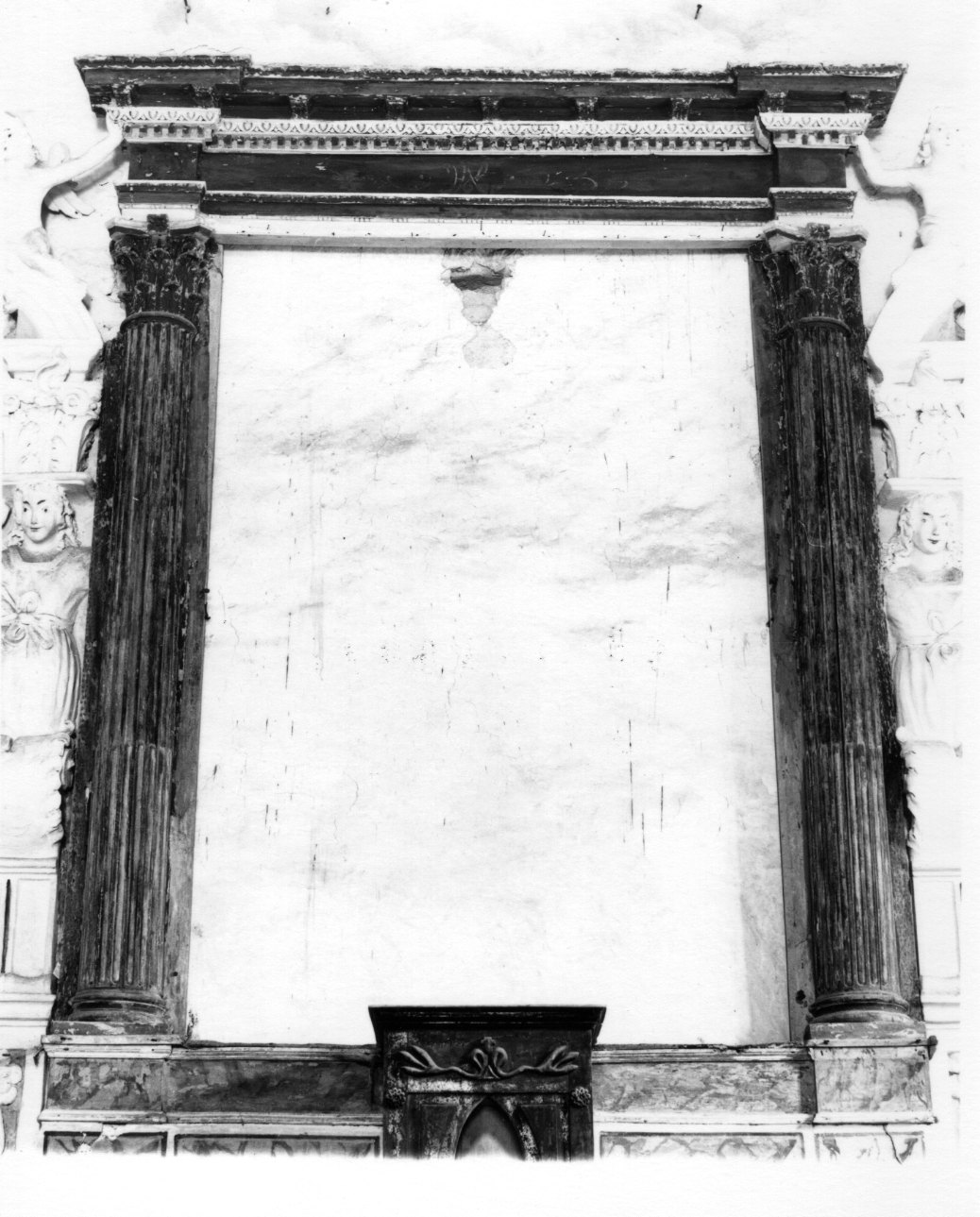 mostra d'altare, opera isolata - bottega piemontese (seconda metà sec. XIX)