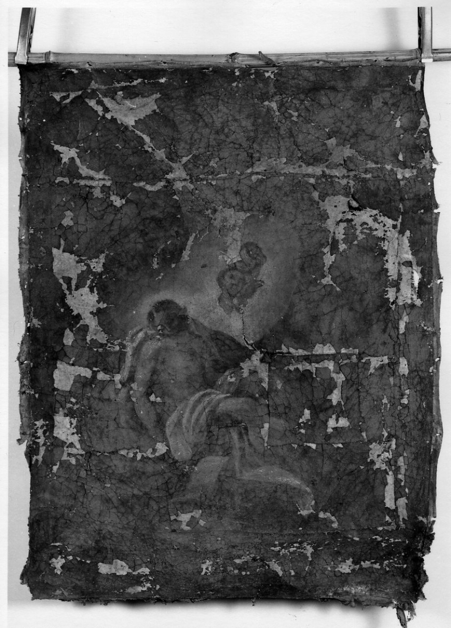stazione XIV: Gesù deposto nel sepolcro (dipinto) - ambito piemontese (ultimo quarto sec. XVIII)