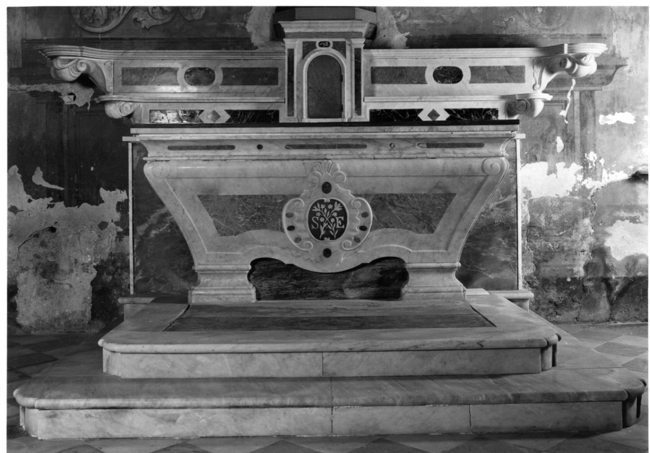 altare, opera isolata - bottega piemontese (fine/inizio secc. XIX/ XX)